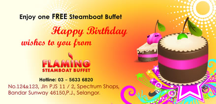Birthday Boy & Girls Eats FREE